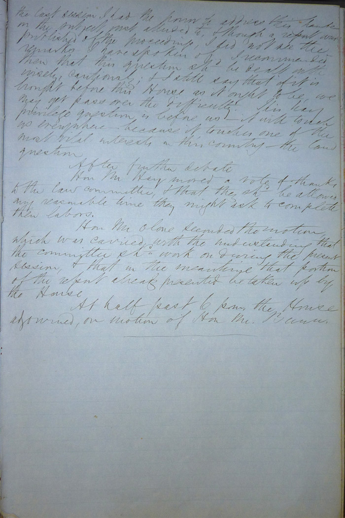 Journal de la session de l’Assemblée législative d’Assiniboia, page 18