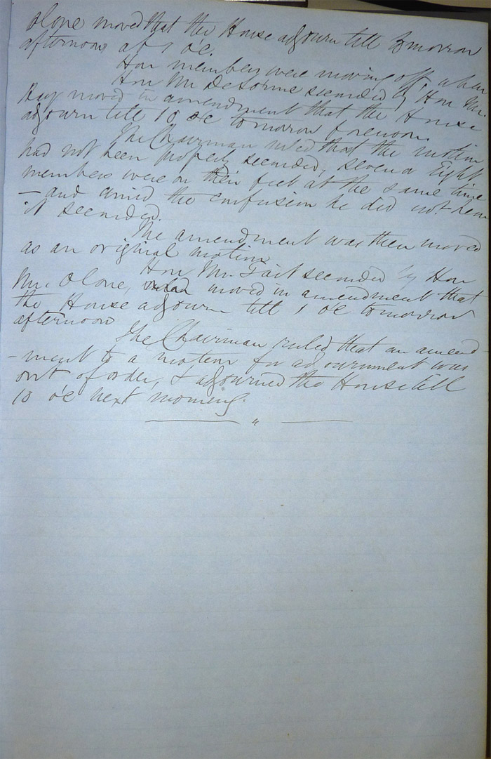 Journal de la session de l’Assemblée législative d’Assiniboia, page 36