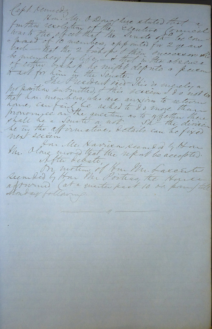 Journal de la session de l’Assemblée législative d’Assiniboia, page 46